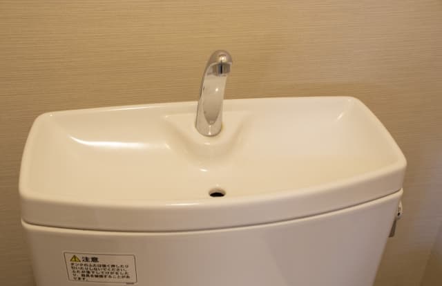 トイレタンクの写真